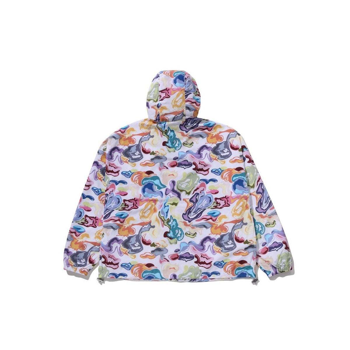 A BATHING APE BAPE ART CAMO HOODIED JACKET WHITE