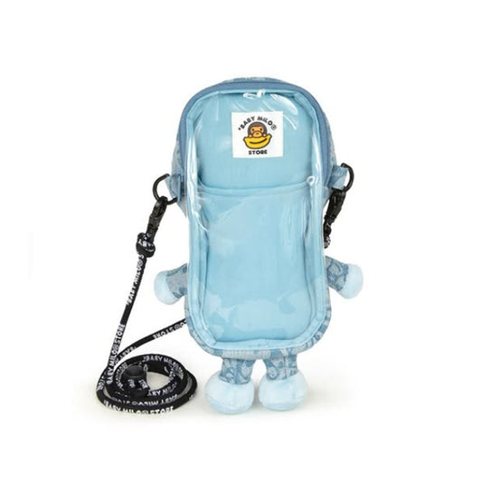 A BATHING APE BAPE BABY MILO STORE BABY MILO MOBILE BAG #1 / #2 BLUE