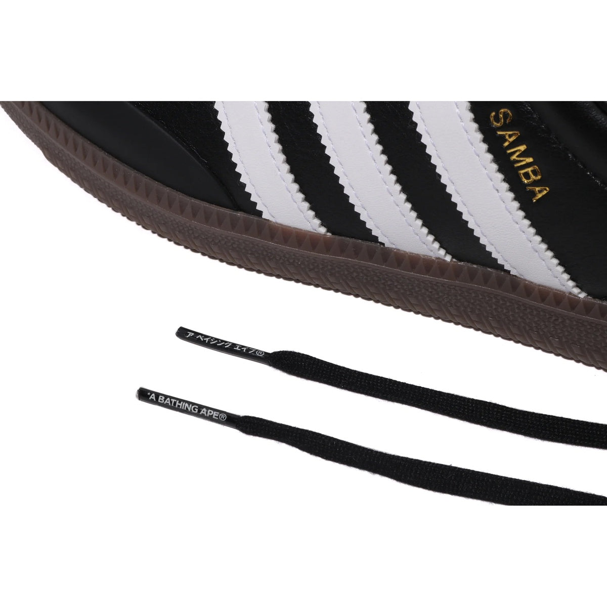 A BATHING APE BAPE ADIDAS - SAMBA BLACK