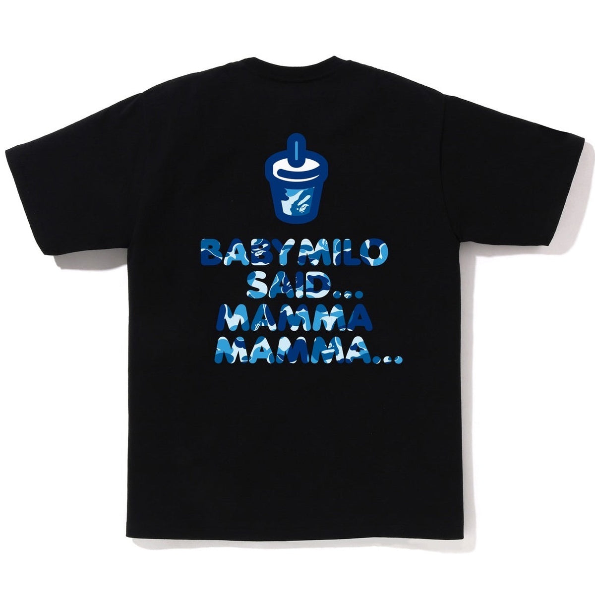 A BATHING APE BAPE ABC CAMO BABY MILO JUICE SUMMER TEE BLACK