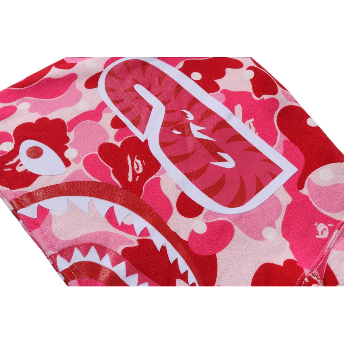 A BATHING APE BAPE ABC DOT SHARK FULL ZIP HOODIE PINK