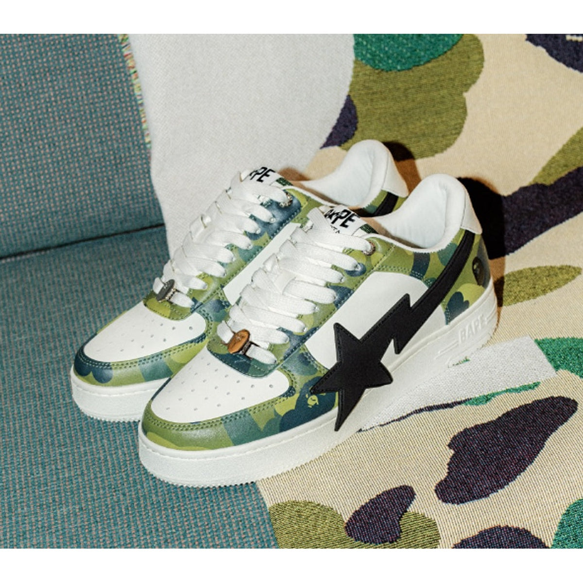 A BATHING APE BAPE STA OS #1 GREEN