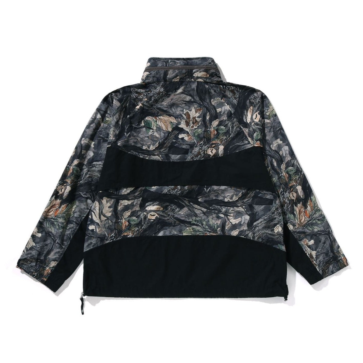 A BATHING APE BAPE TREE EDGE CAMO ANORAK JACKET BROWN