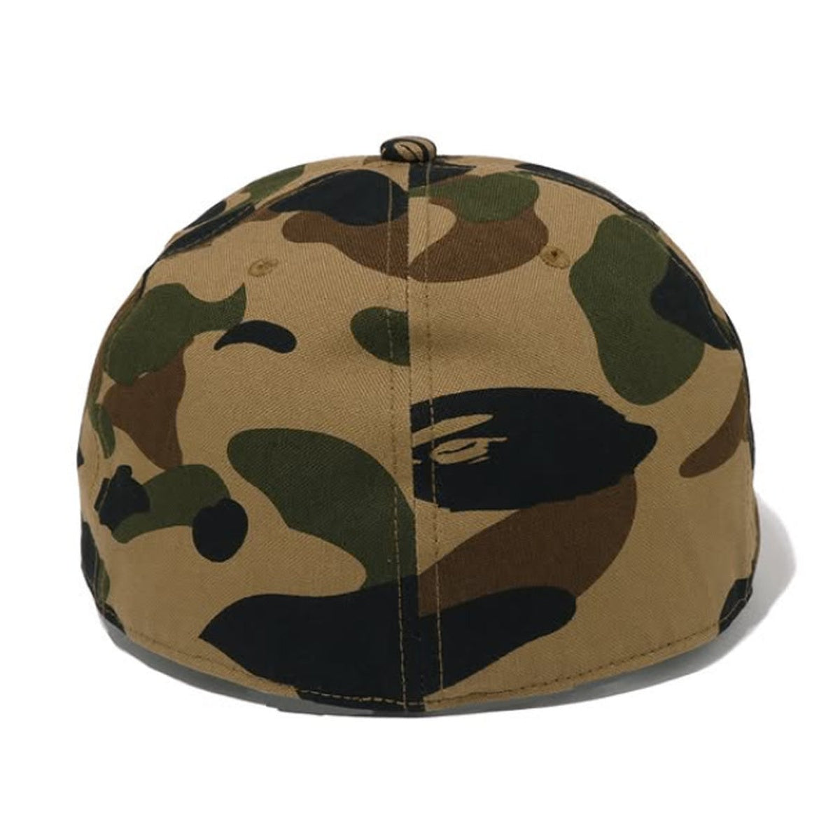 A BATHING APE BAPE 1ST CAMO COLLEGE CAP GREEN