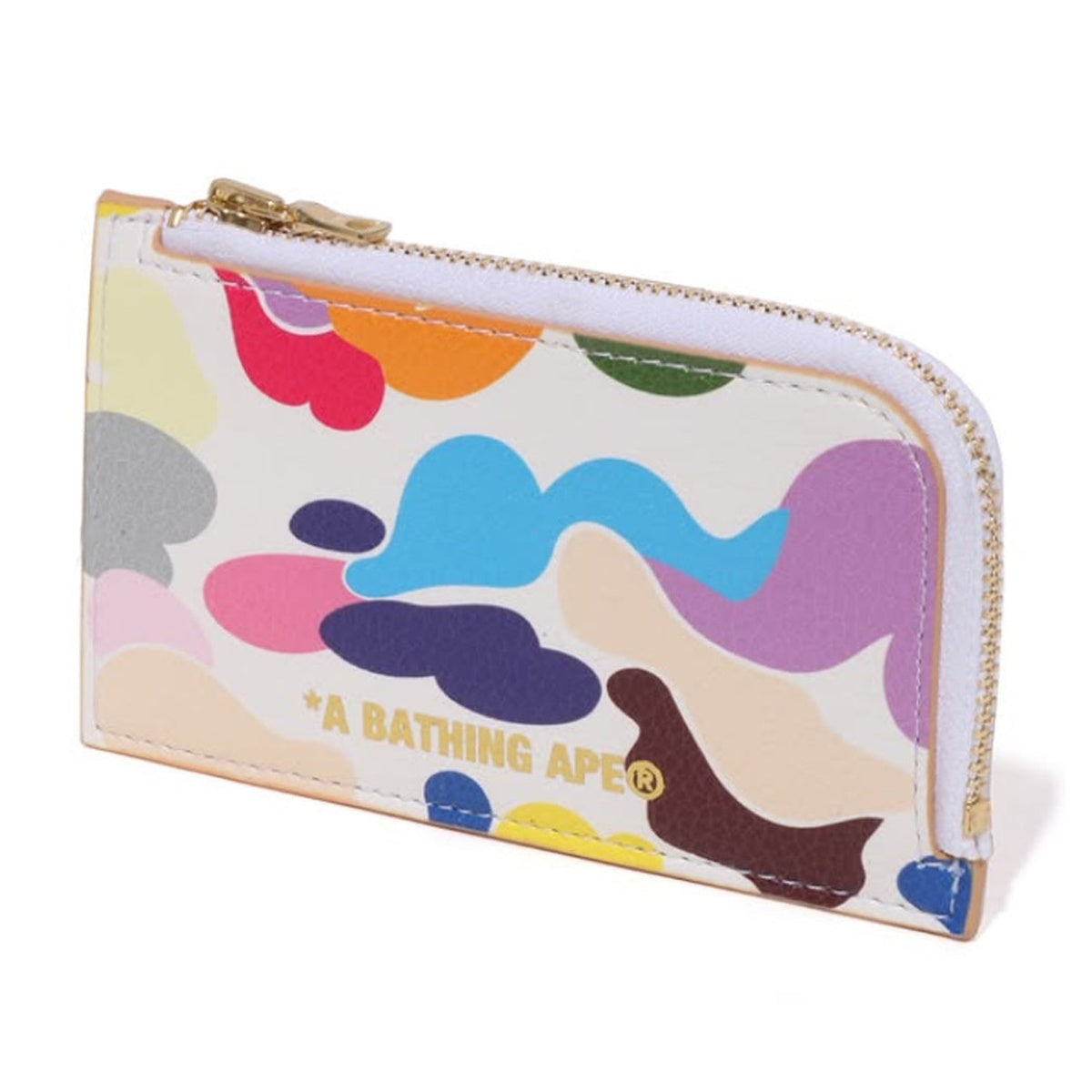 A BATHING APE BAPE Ladies' MULTI CAMO CARD CASE MULTI