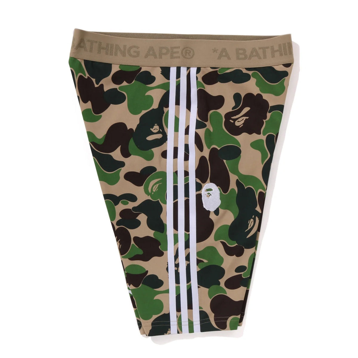 A BATHING APE BAPE ADIDAS - FB TIGHTS GREEN