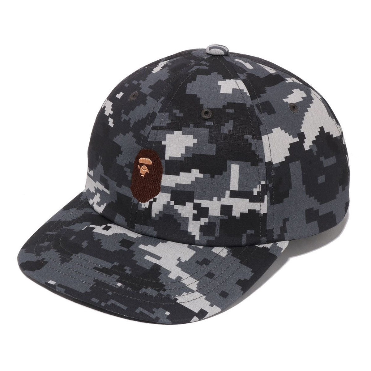 A BATHING APE BAPE MULTI PIXEL CAMO CAP BLACK