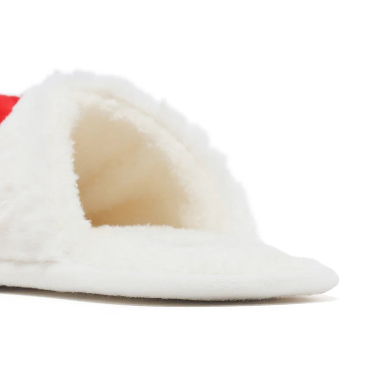 A BATHING APE BAPE APEE HEART FURRY SLIPPER WHITE