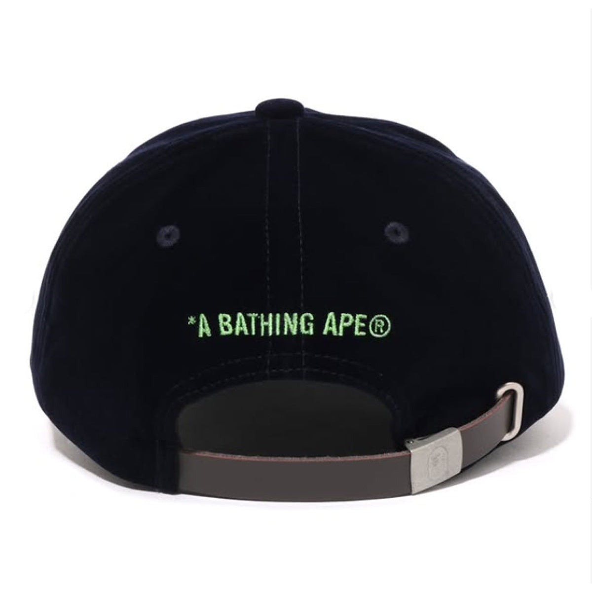 A BATHING APE BAPE ONE POINT PANEL CAP NAVY