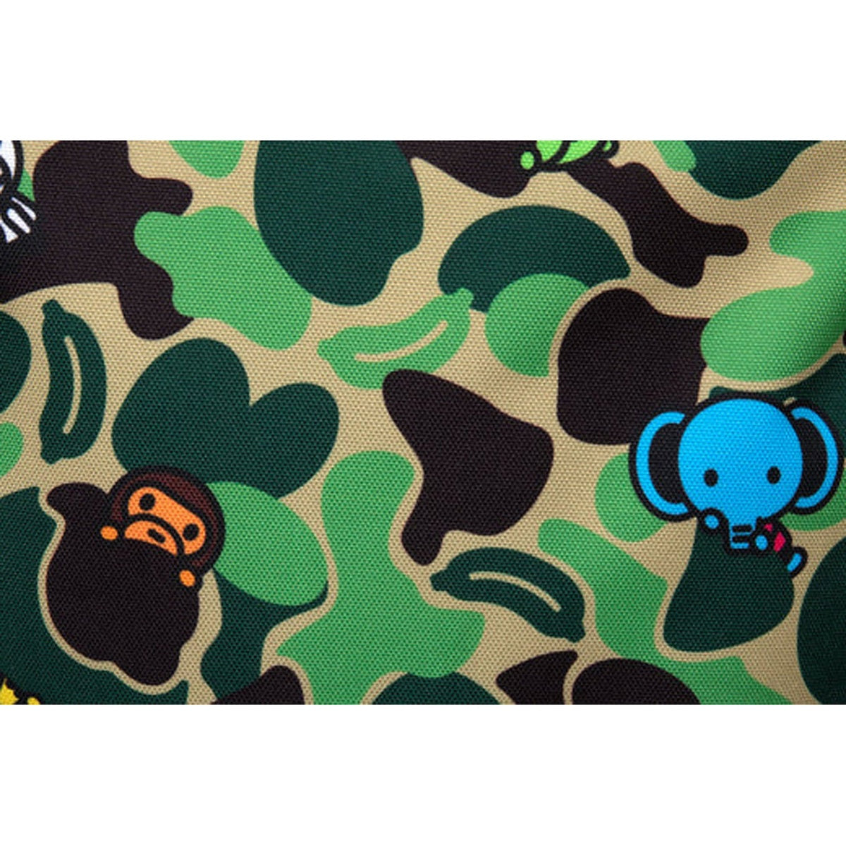 A BATHING APE BAPE BABY MILO STORE BABY MILO LARGE BACKPACK GREEN