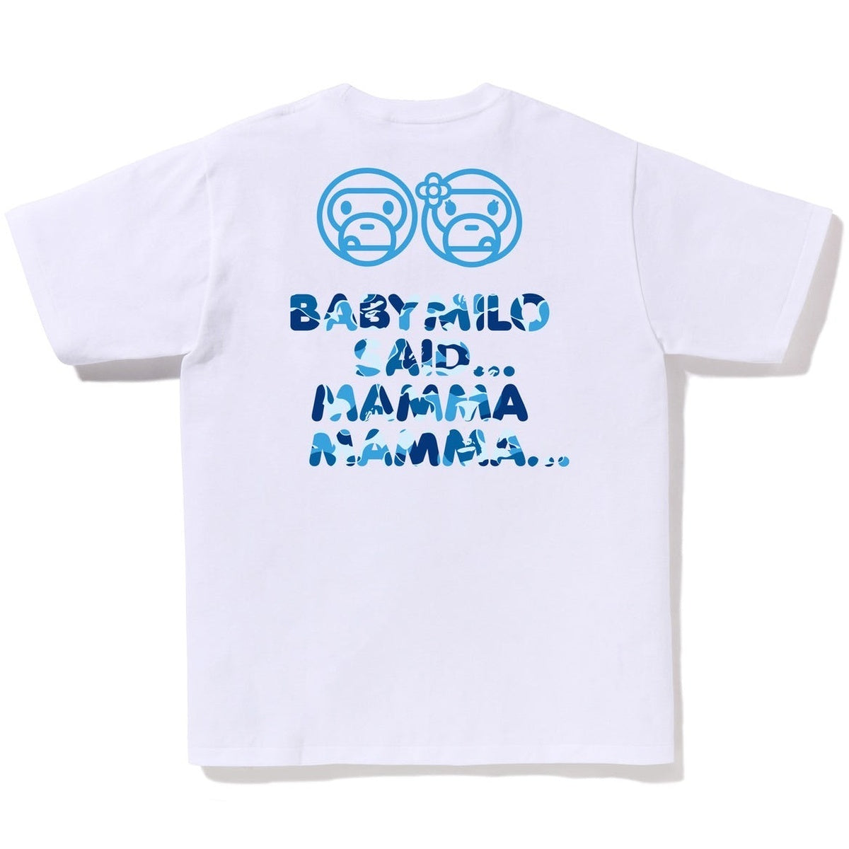 A BATHING APE BAPE ABC CAMO BABY MILO WATER MELON SUMMER TEE WHITE