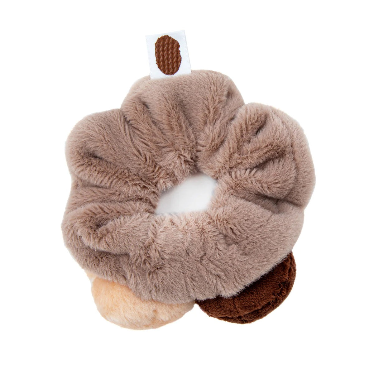 A BATHING APE BAPE STRAYKIDS PUPPYM BABY MILO SCRUNCHIE BEIGE