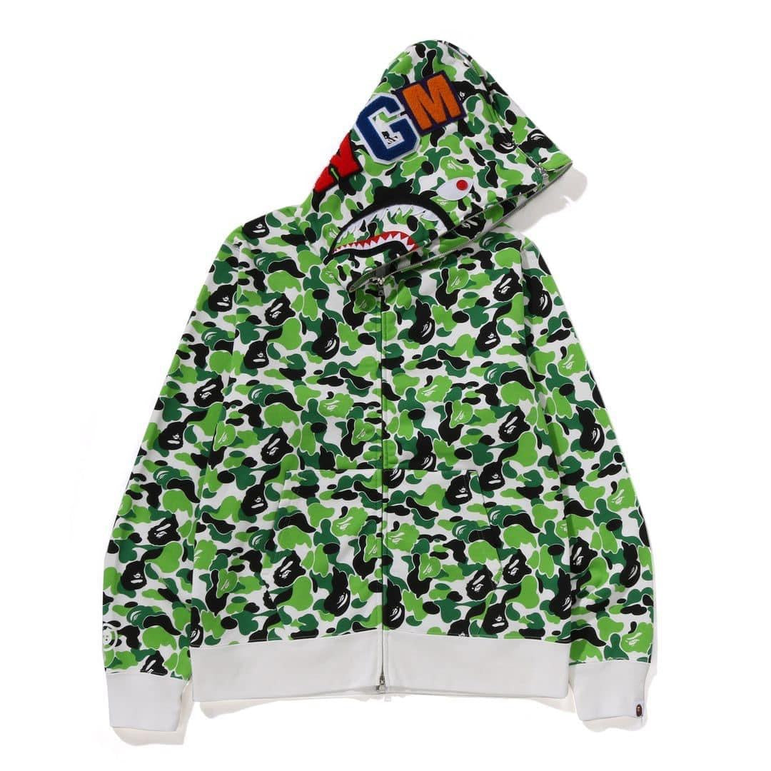 A BATHING APE BAPE CHINA LIMITED COLLECTION BAPE STORE CHENGDU SEPARATE SHARK FULL ZIP HOODIE