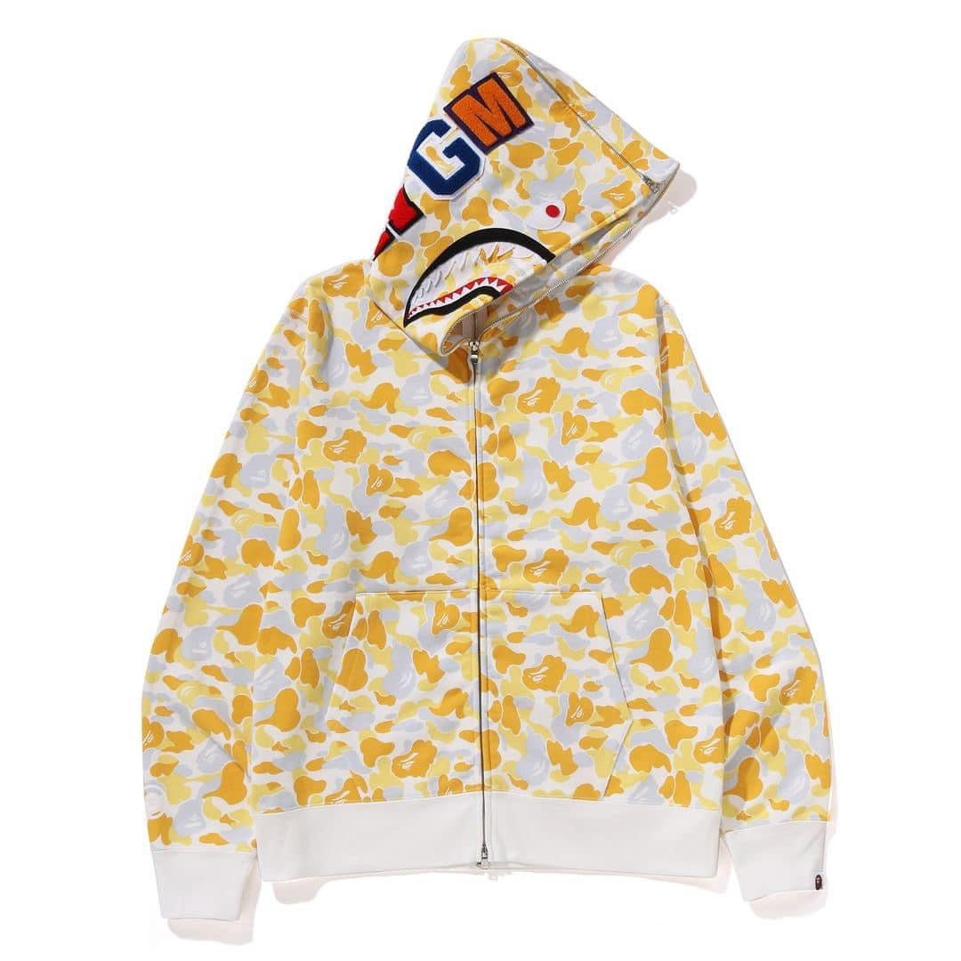 A BATHING APE BAPE JAPAN LIMITED COLLECTION BAPE STORE MATSUYAMA SEPARATE SHARK FULL ZIP HOODIE