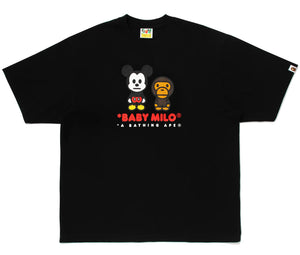 A BATHING APE BAPE x DISNEY MICKEY MOUSE BABY MILO RELAXED FIT TEE BLACK