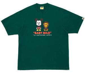 A BATHING APE BAPE x DISNEY MICKEY MOUSE BABY MILO RELAXED FIT TEE GREEN
