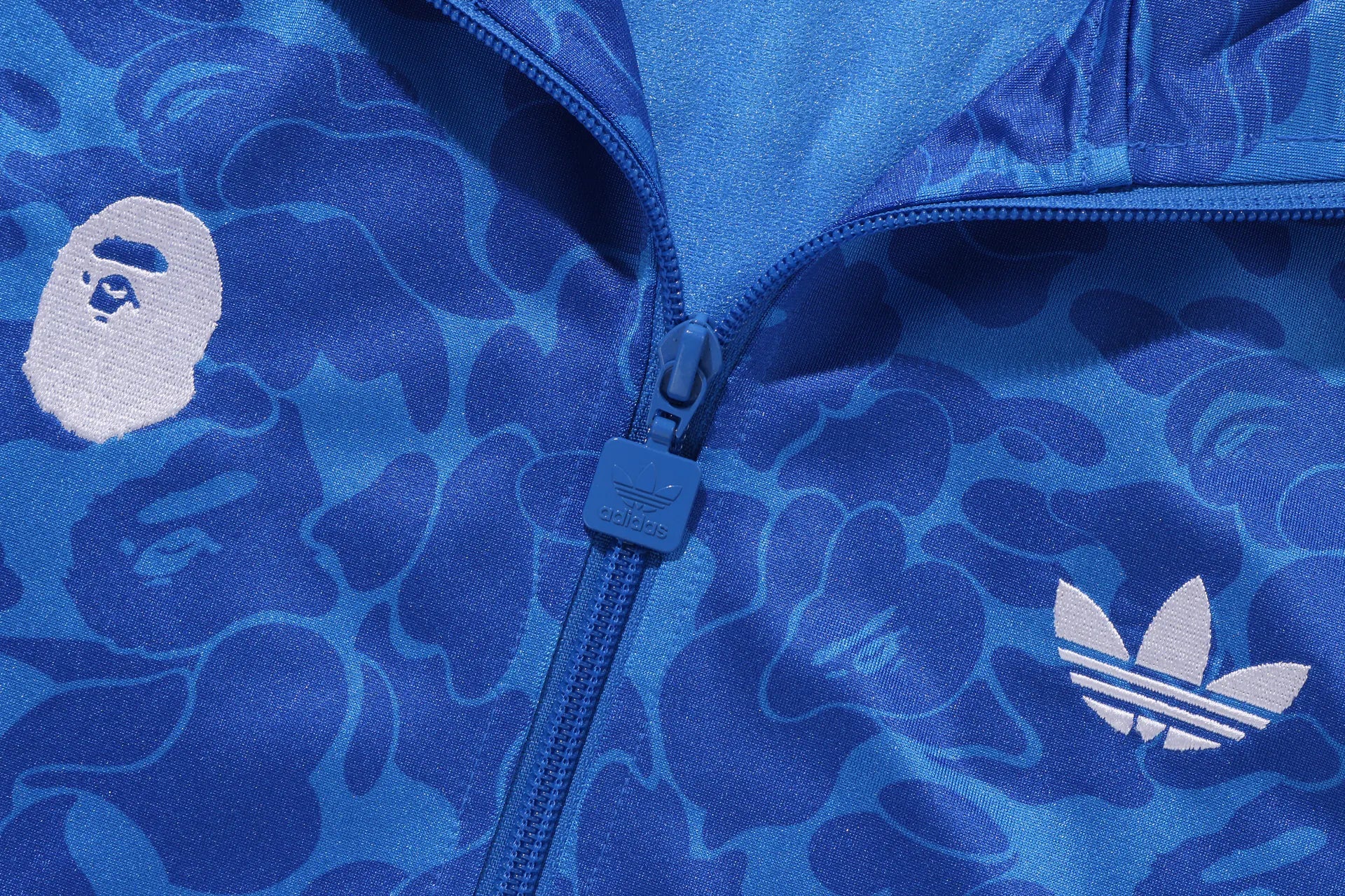 A BATHING APE BAPE x ADIDAS FIREBIRD TRACK TOP BLUE