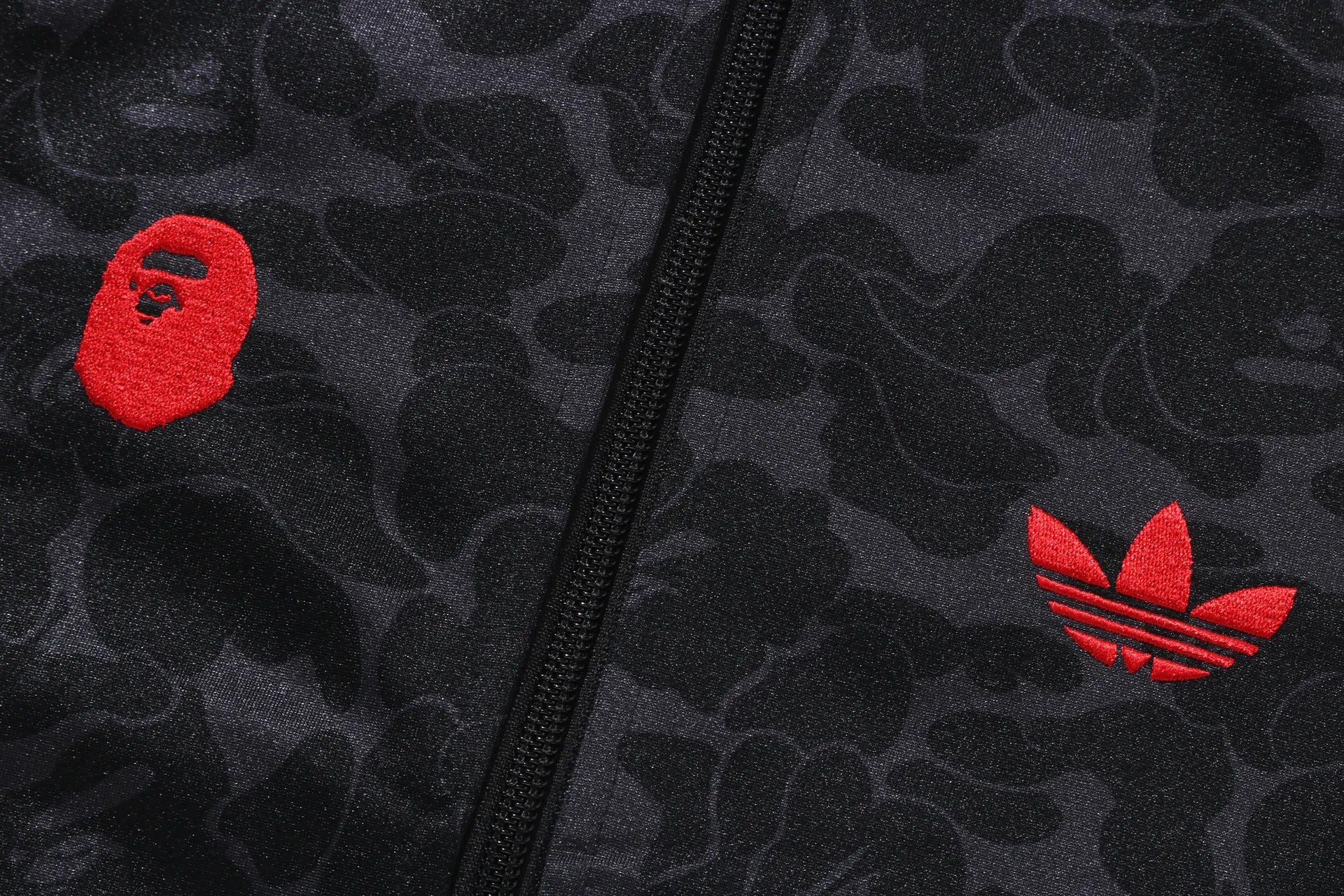 A BATHING APE BAPE x ADIDAS FIREBIRD TRACK TOP BLACK