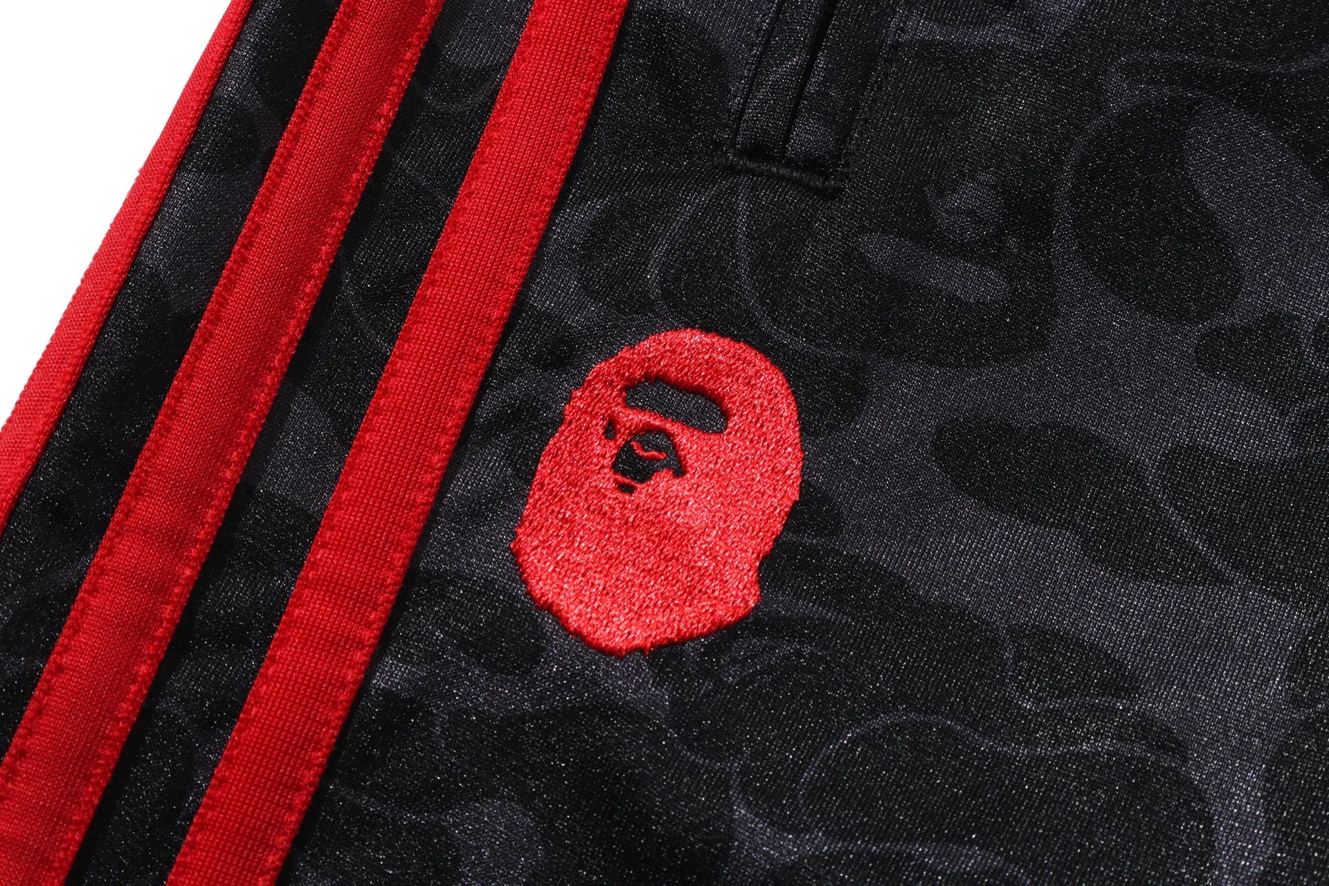 A BATHING APE BAPE x ADIDAS FIREBIRD TRACK PANTS BLACK