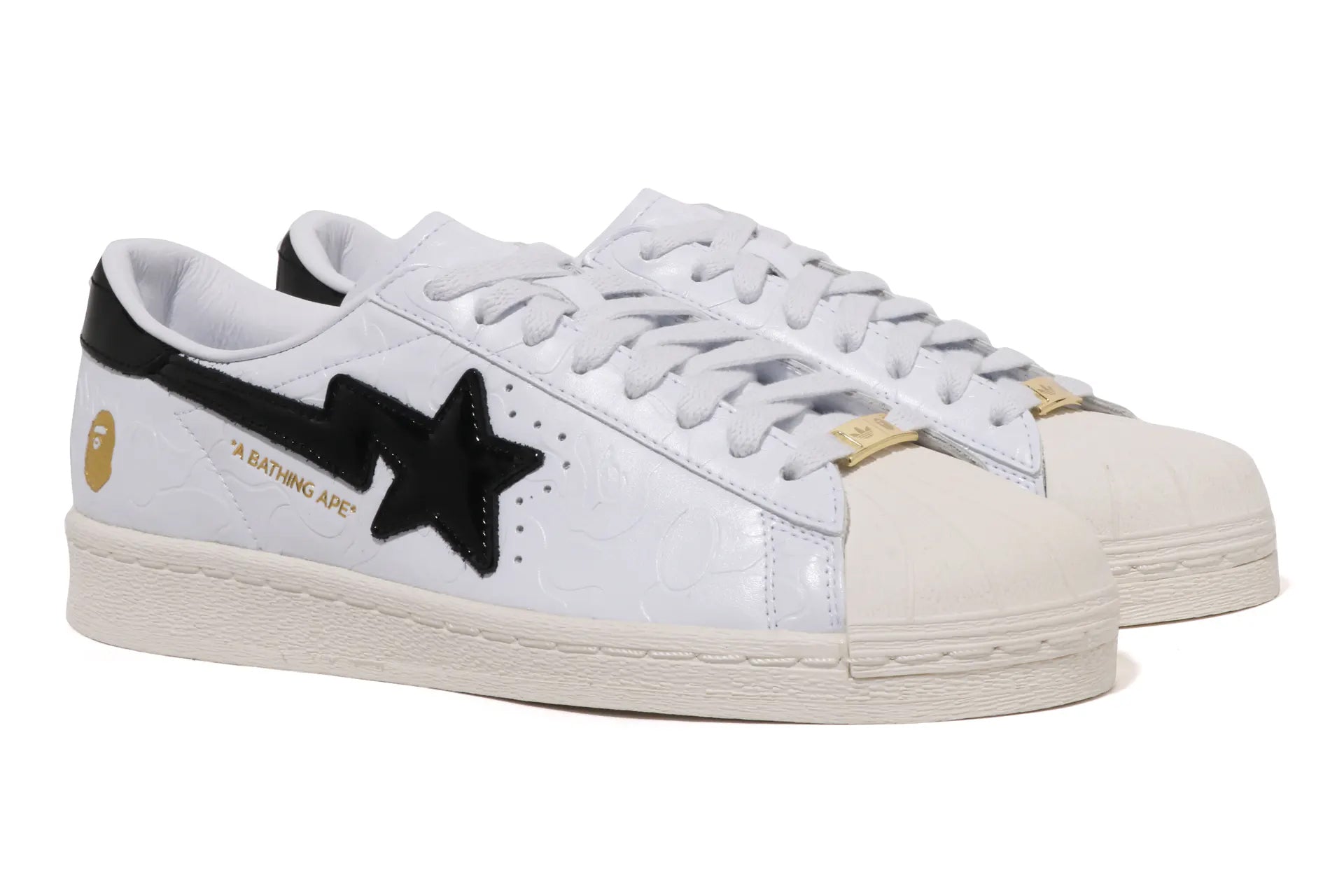 A BATHING APE BAPE X ADIDAS -SSRT WHITE