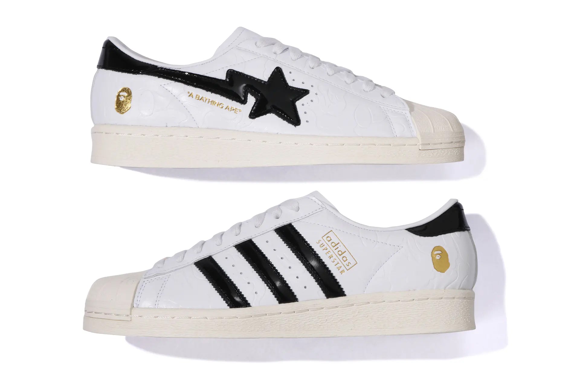 A BATHING APE BAPE X ADIDAS -SSRT WHITE