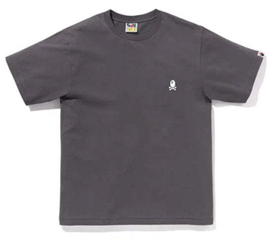 A BATHING APE BAPE APE COLOR APE CROSSBONE ONE POINT TEE CHARCOAL