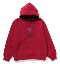 Load image into Gallery viewer, A BATHING APE A RISING BAPE PULLOVER HOODIE RELAXED FIT RED
