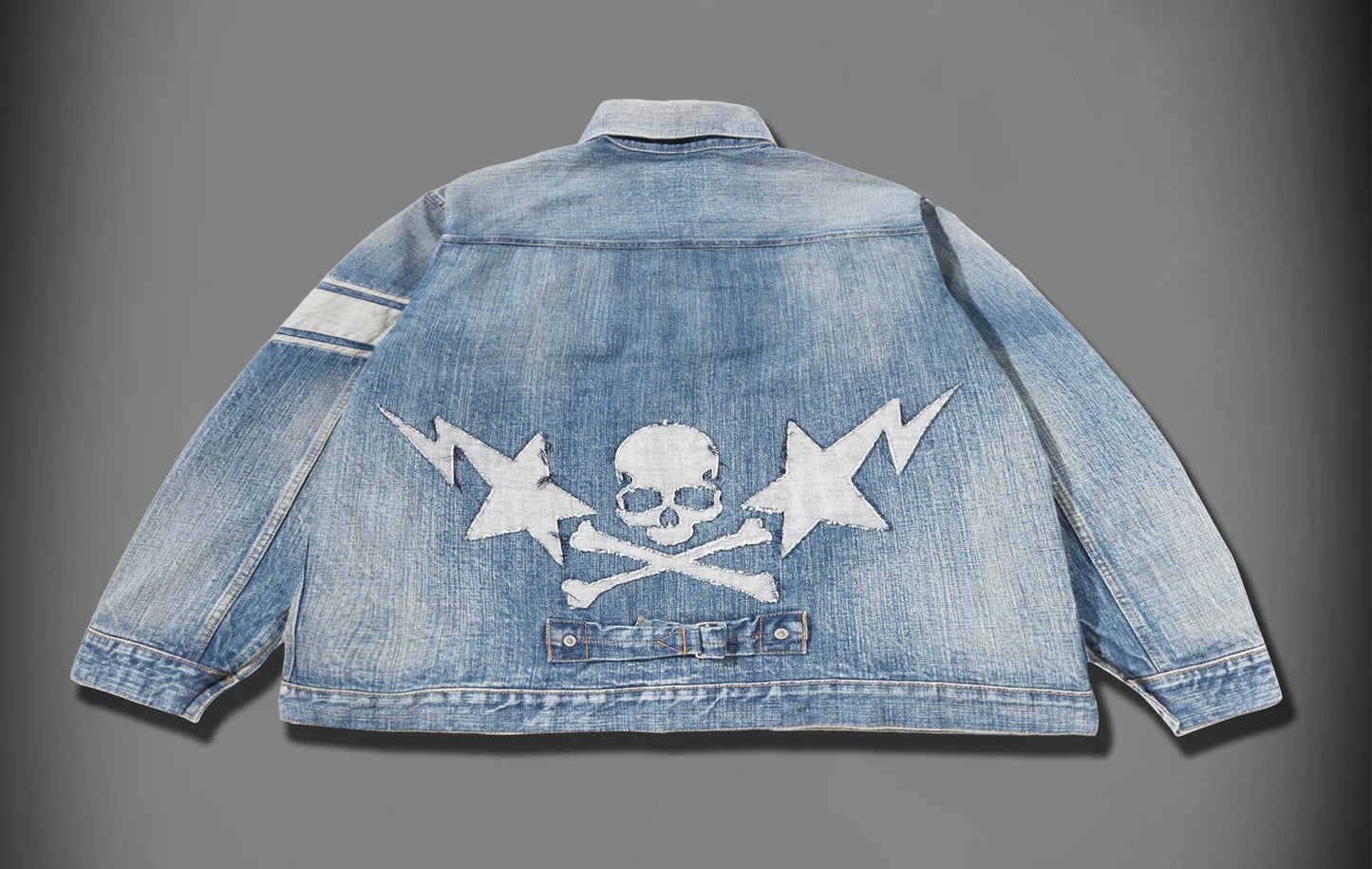 A BATHING APE BAPE x mastermind JAPAN DENIM JACKET LIGHT INDIGO 2