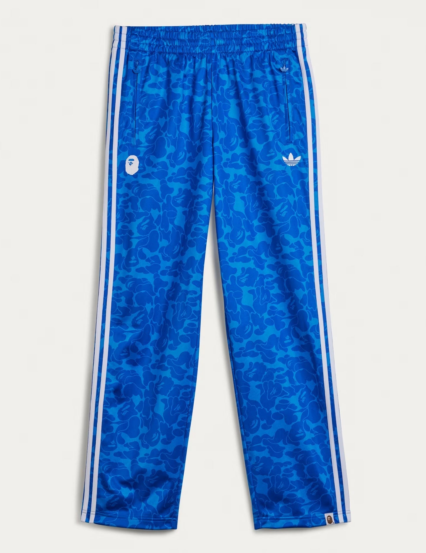A BATHING APE BAPE x ADIDAS FIREBIRD TRACK PANTS BLUE