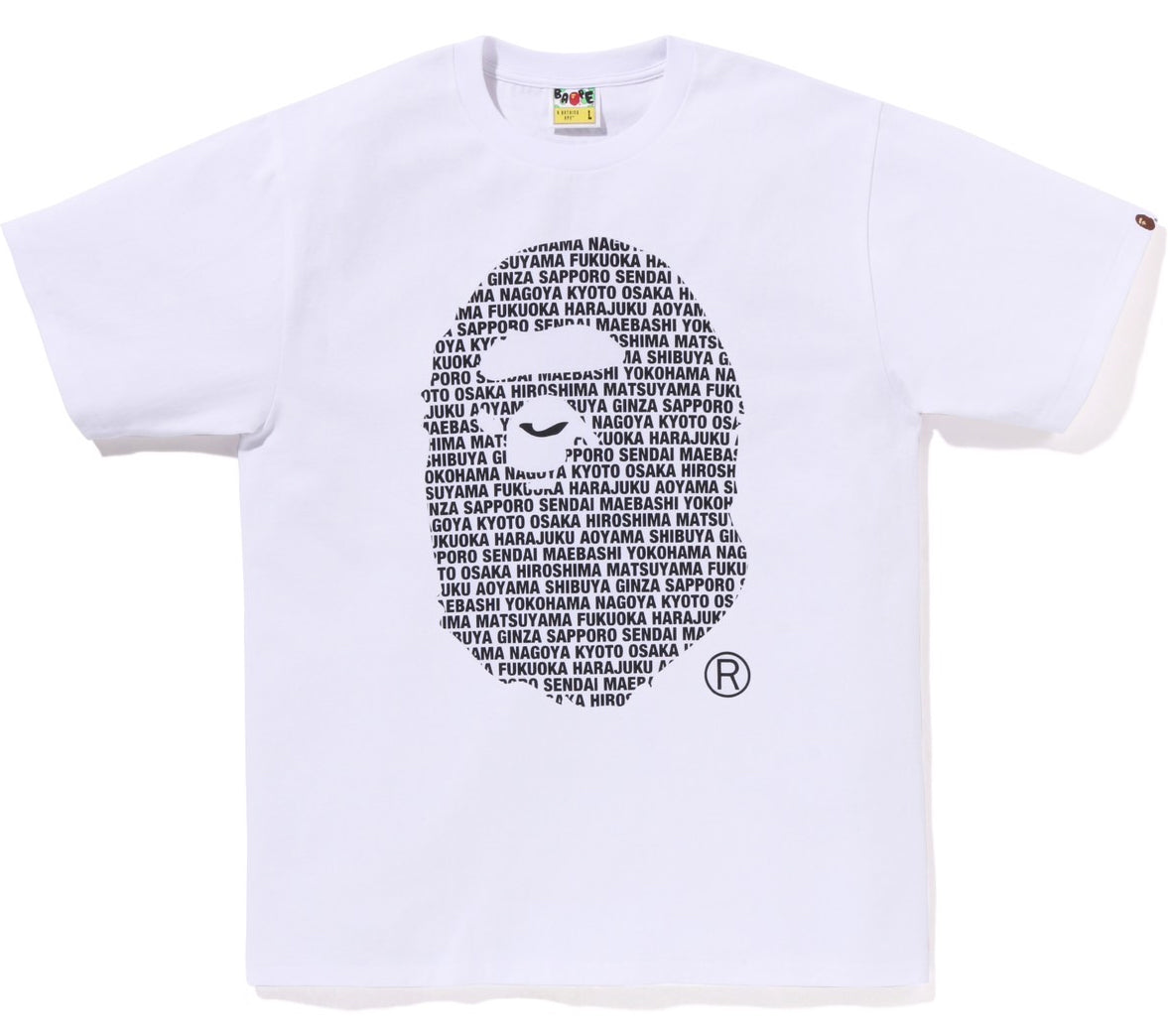 A BATHING APE JAPAN APE HEAD TEE ( Japan Limited ) WHITE 2