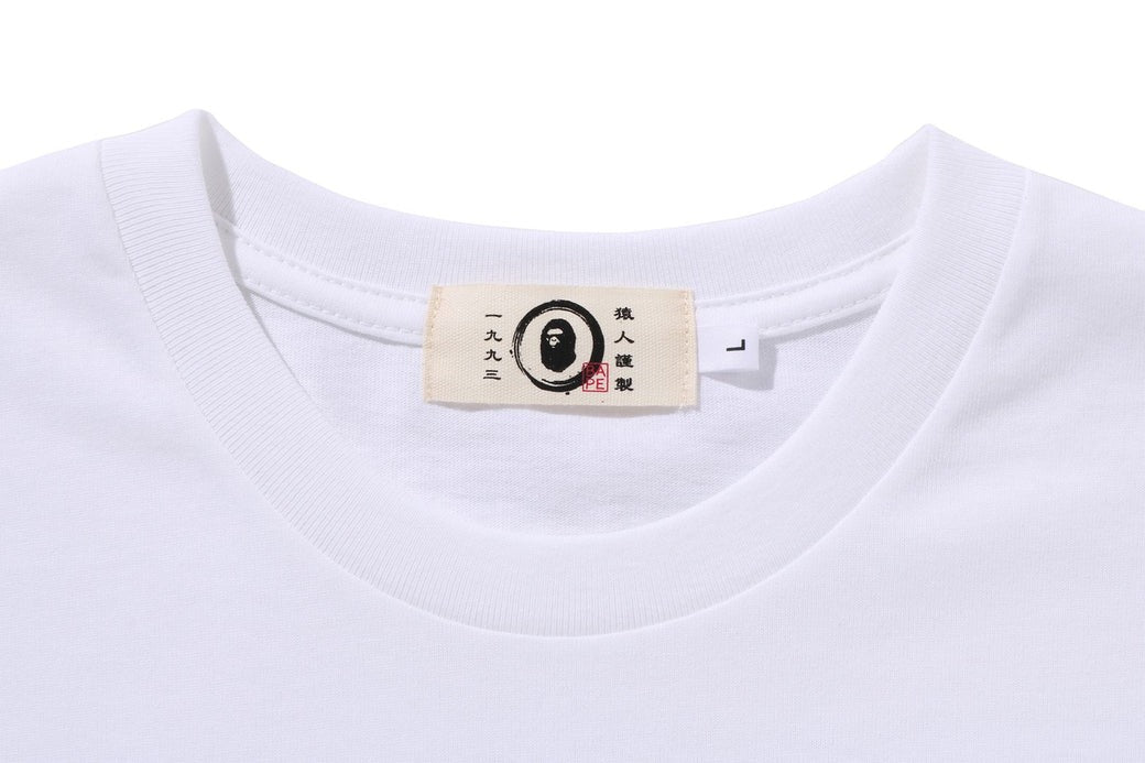 A BATHING APE JAPANESE MOTIF TEE WHITE 3