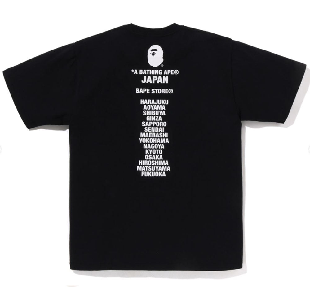 A BATHING APE JAPAN APE HEAD TEE ( Japan Limited ) BLACK 3