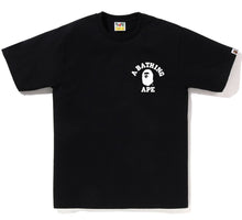 Load image into Gallery viewer, A BATHING APE BAPE ABC CAMO CRAZY COLLEGE ATS TEE BLACK
