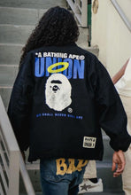 Load image into Gallery viewer, A BATHING APE BAPE UNION WASHED COACH JACKET RELAXED FIT BLACK
