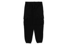Load image into Gallery viewer, A BATHING APE A RISING BAPE MILITARY SWEAT PANTS RELAXED FIT BLACK
