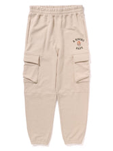 Load image into Gallery viewer, A BATHING APE A RISING BAPE MILITARY SWEAT PANTS RELAXED FIT IVORY
