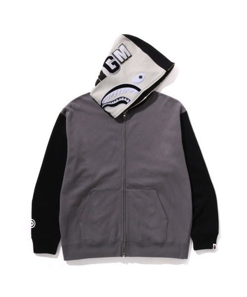 SHARK FULL ZIP HOODIE #1 ブラック Detail