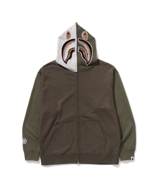 SHARK FULL ZIP HOODIE #2 オリーブ