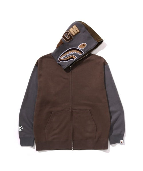 SHARK FULL ZIP HOODIE #2 ベージュ Detail