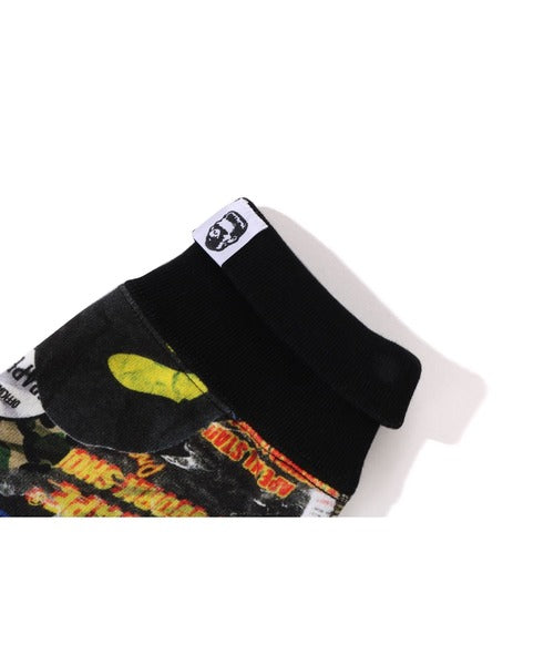 BAPE FLYER PATTERN SHARK FULL ZIP HOODIE マルチ Detail
