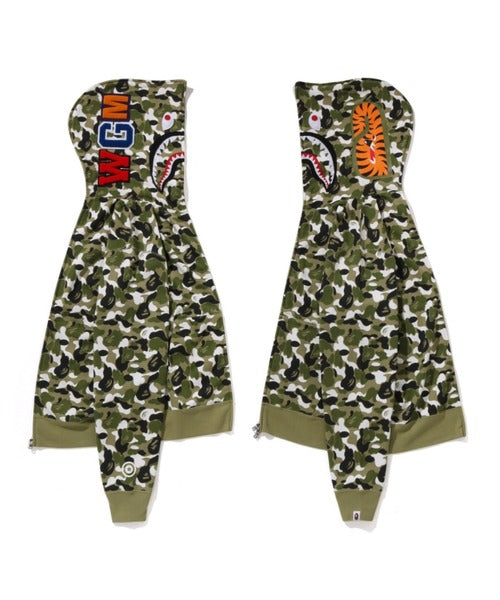 BAPE STORE ZOZOTOWN SEPARATE SHARK FULL ZIP HOODIE マルチ Detail