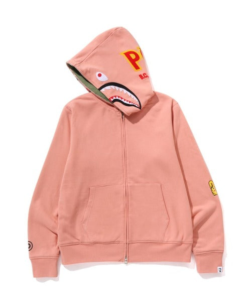 2ND SHARK FULL ZIP HOODIE ピンク Detail