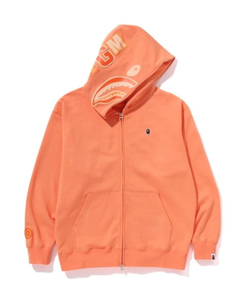 ONE POINT APE HEAD SHARK RELAXED FIT FULL ZIP HOODIE オレンジ