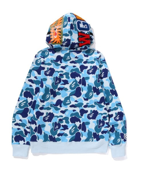 ABC CAMO SHARK HALF ZIP PULLOVER HOODIE ブルー Detail