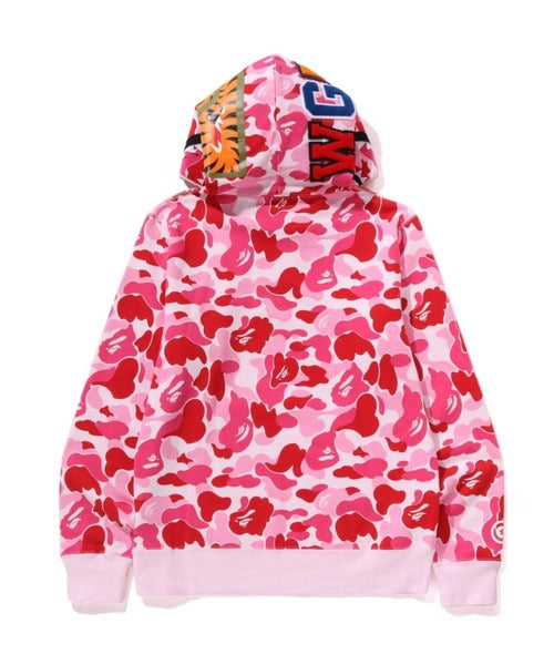 ABC CAMO SHARK HALF ZIP PULLOVER HOODIE ピンク Detail