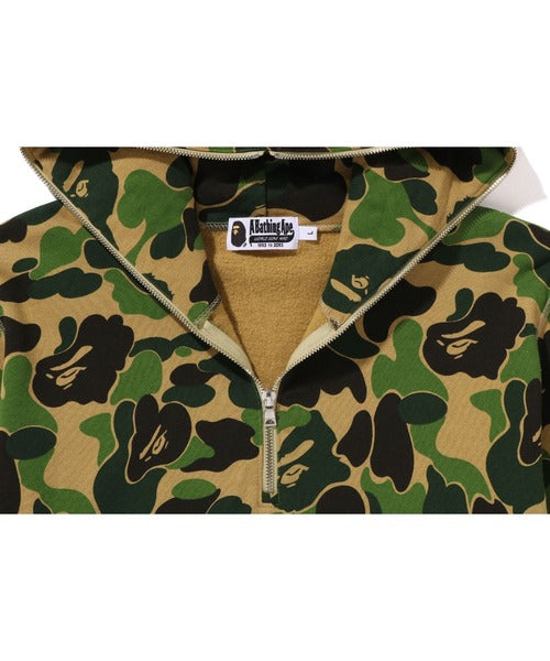ABC CAMO SHARK HALF ZIP PULLOVER HOODIE グリーン Detail