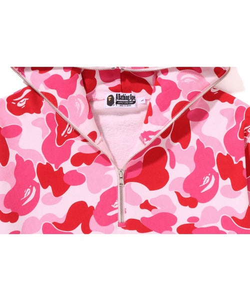 ABC CAMO SHARK HALF ZIP PULLOVER HOODIE ピンク Detail