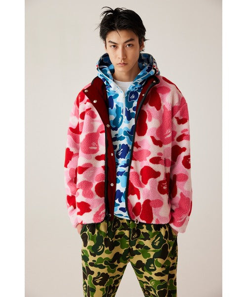 ABC CAMO SHARK HALF ZIP PULLOVER HOODIE ブルー Detail