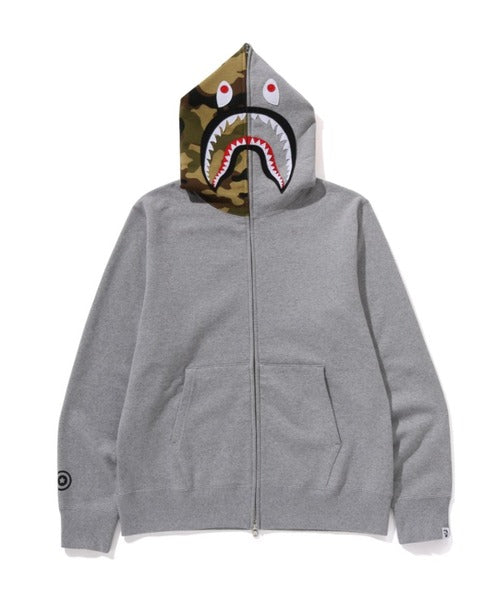 1ST SHARK FULL ZIP HOODIE グレー