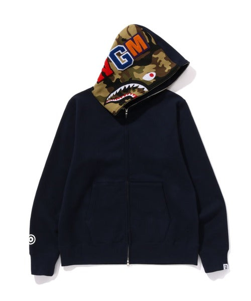 1ST SHARK FULL ZIP HOODIE ネイビー Detail